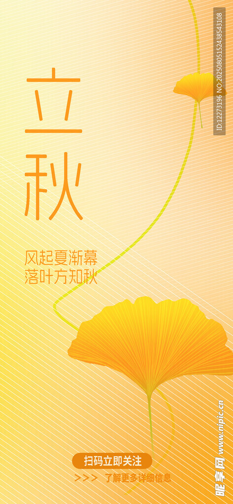 立秋海报