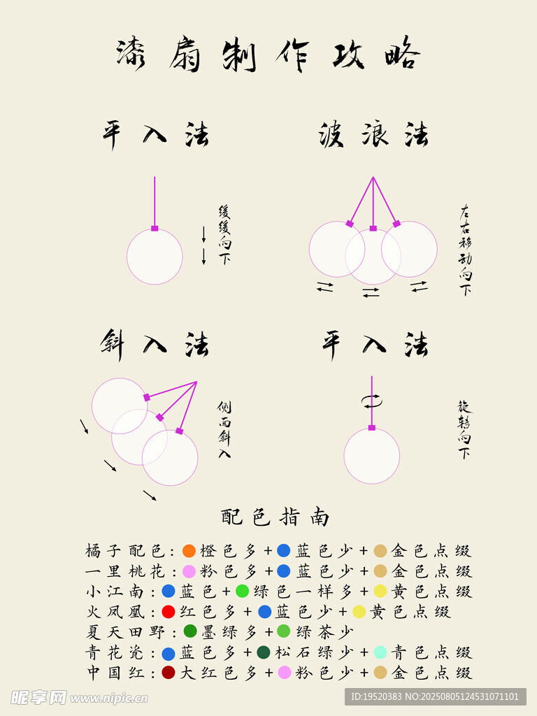 婚礼漆扇制作