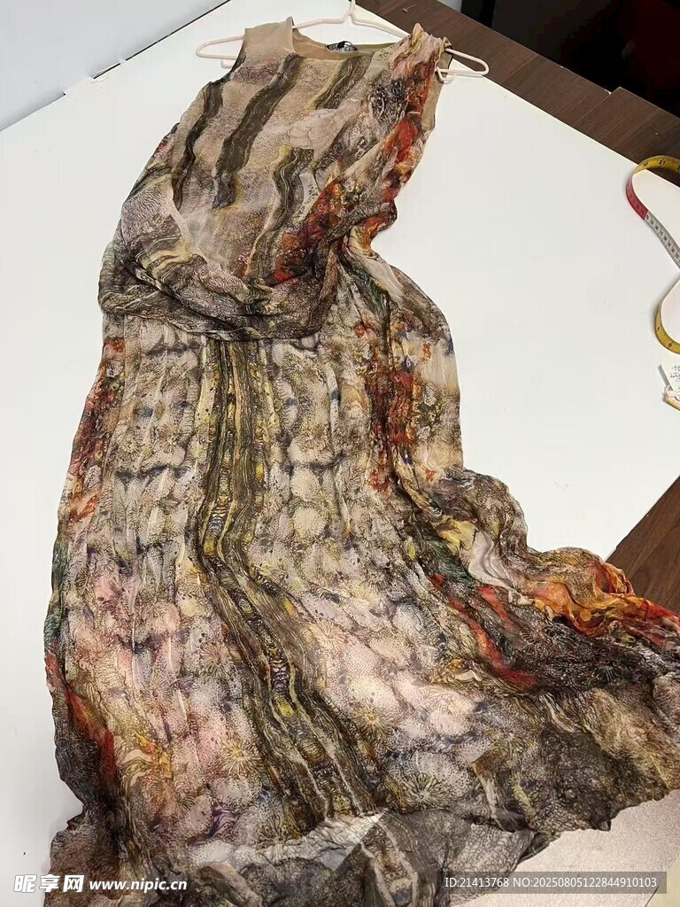 多彩纹理的独特织物