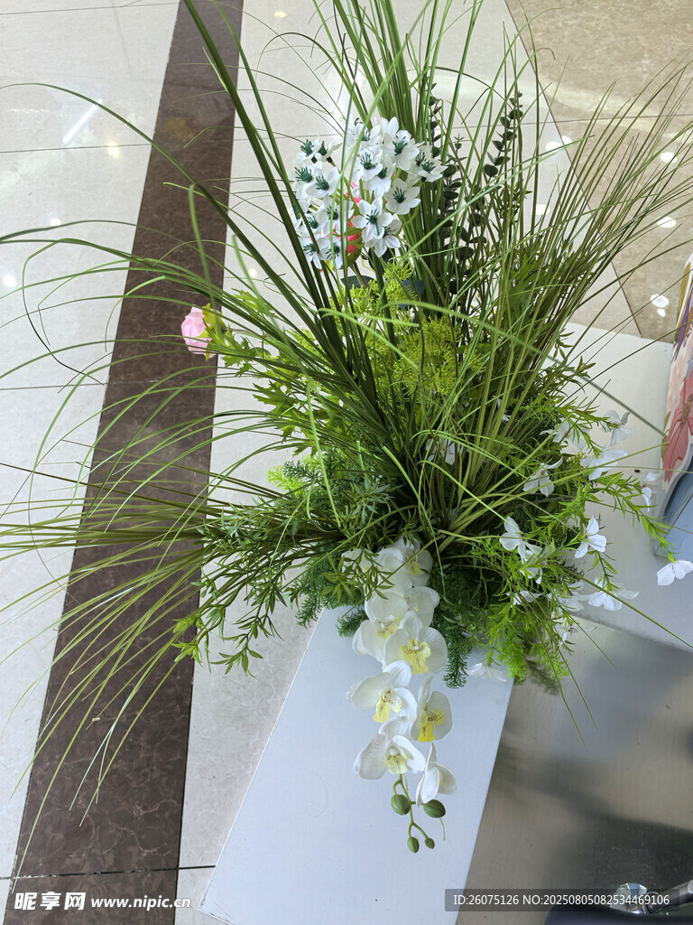 清新仿真绿植花卉插花摆件