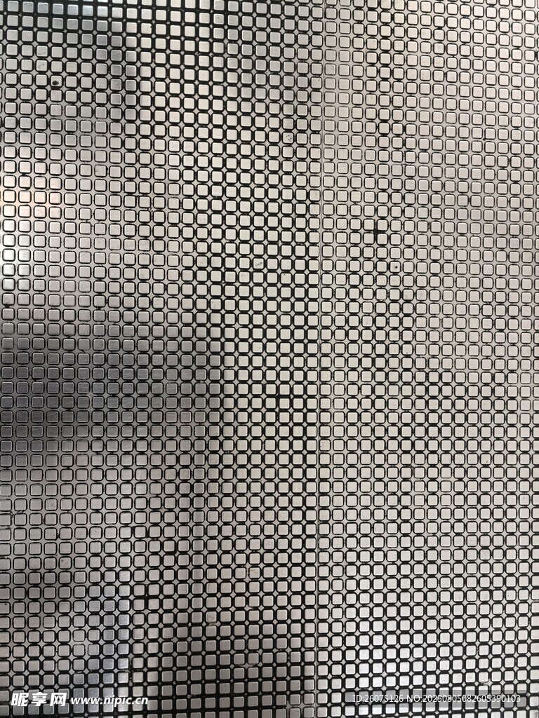 金属网格纹理特写