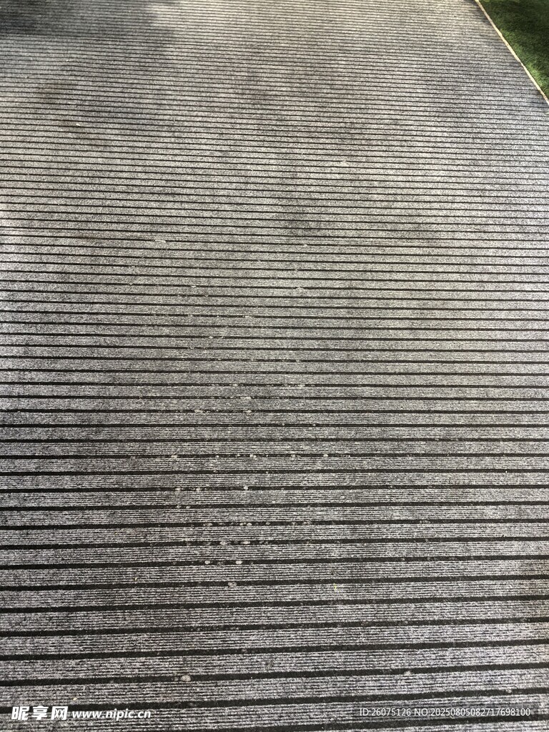 灰色条纹地毯纹理特写