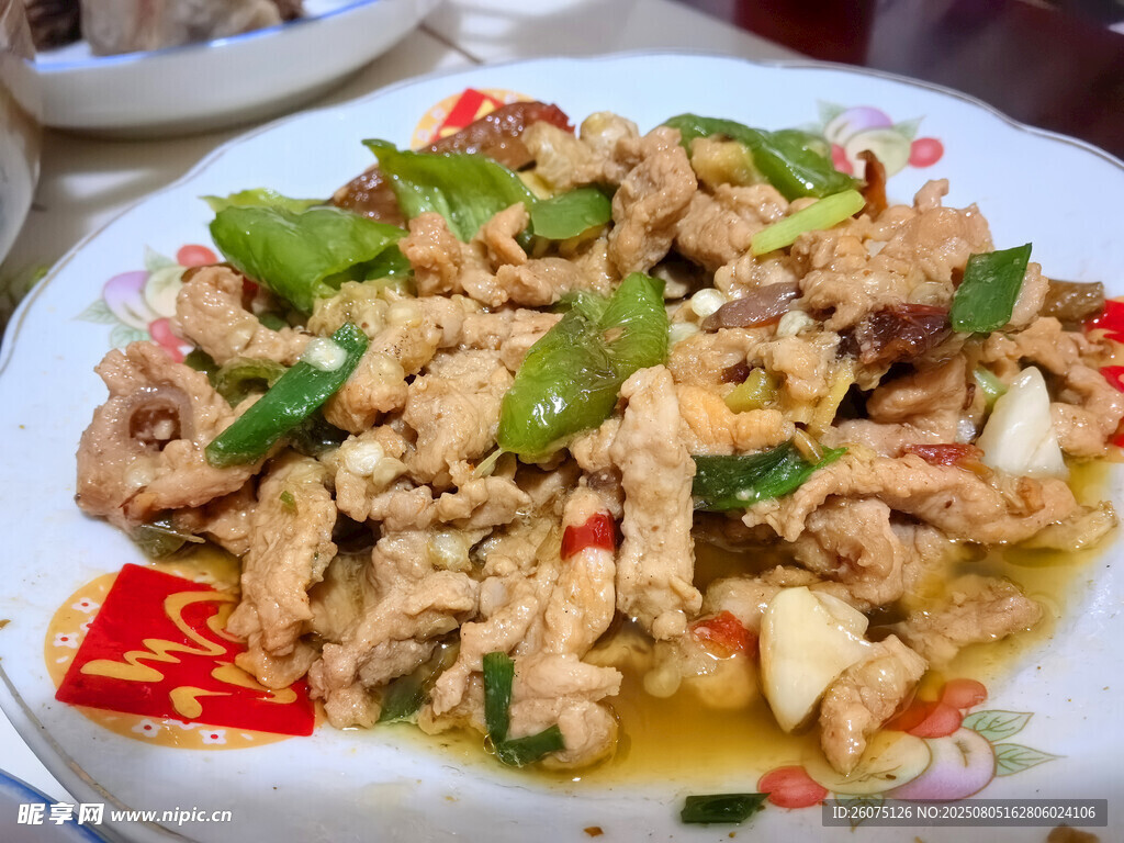 青椒炒肉丝