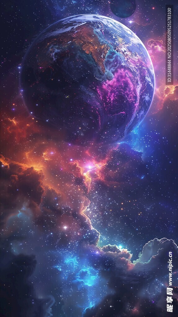 梦幻宇宙中的绚烂星球