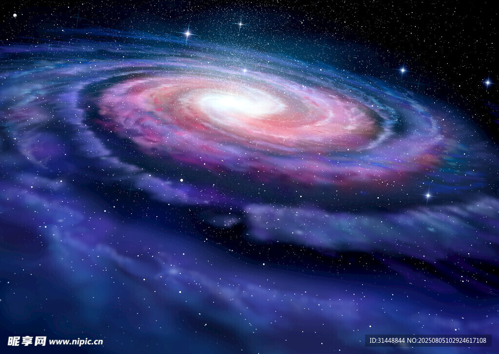 梦幻绚丽的螺旋星系