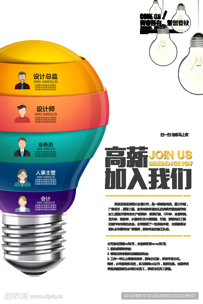 创意招聘海报