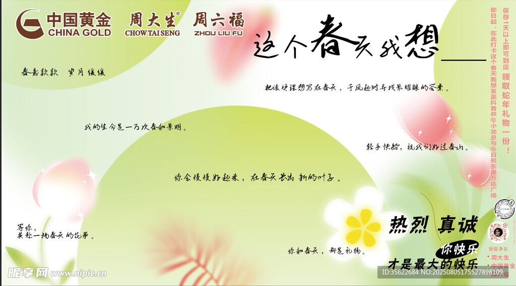 这个春天我想