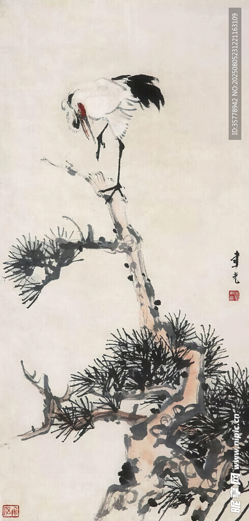 松鹤图