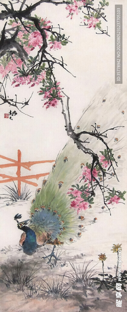 春日花鸟图