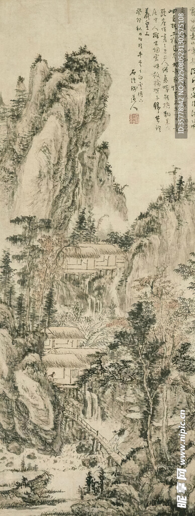 古代山水绘画作品
