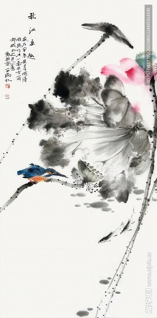 水墨花鸟图