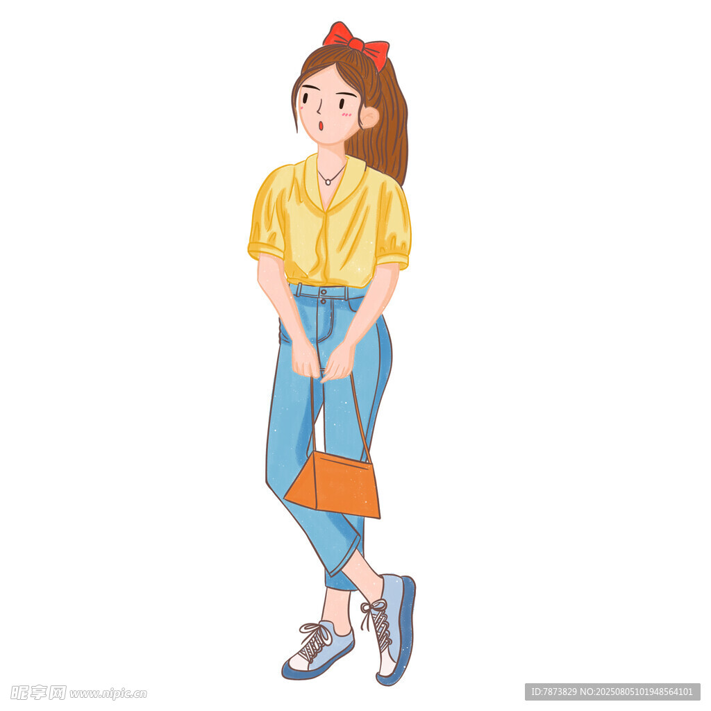 女生插画