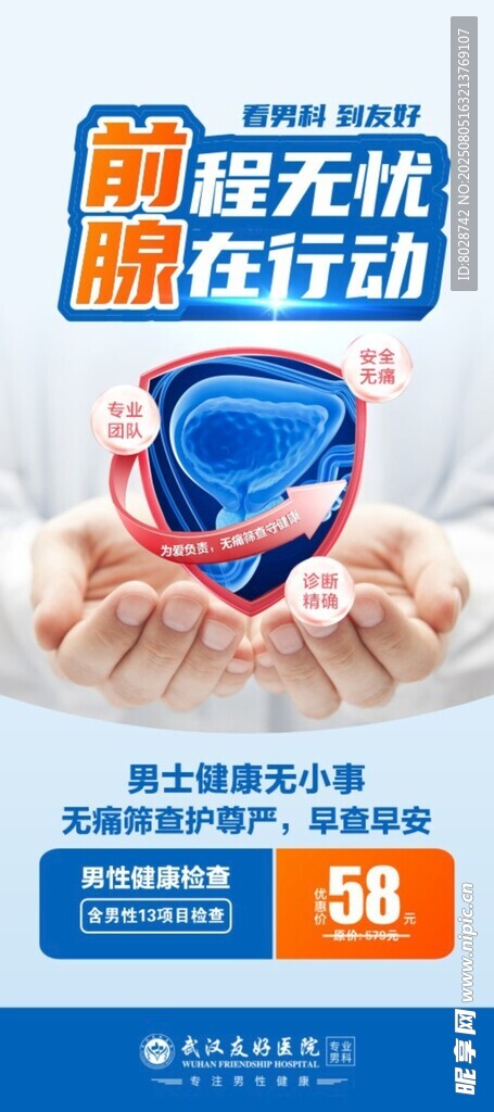 前列腺检查海报