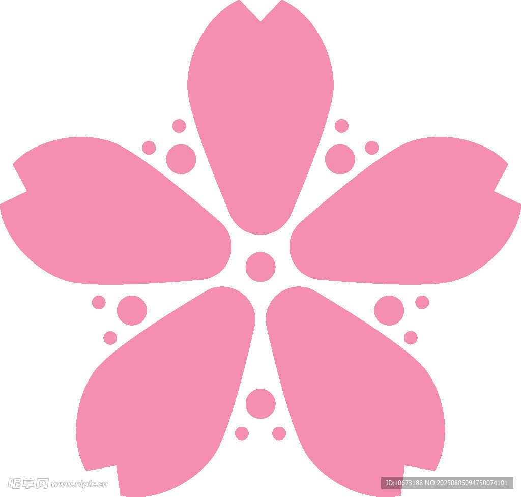 粉色樱花图案