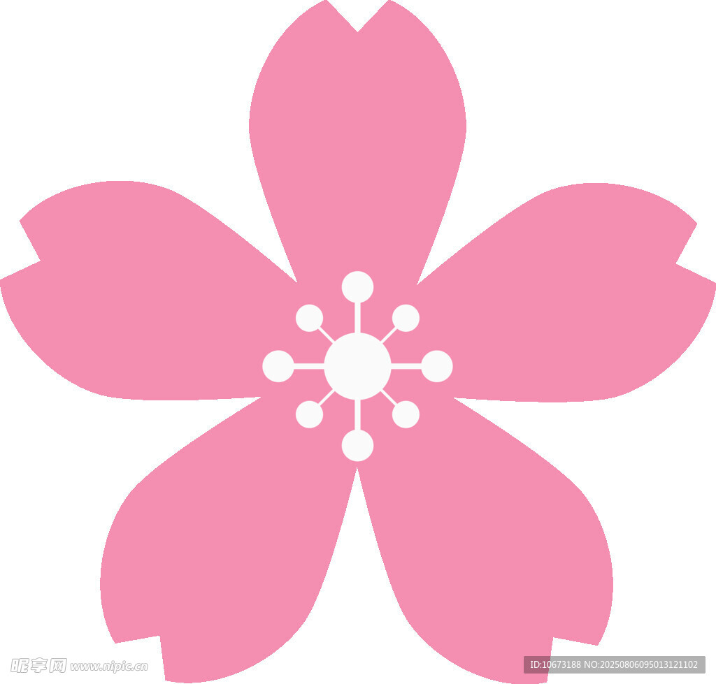 粉色樱花图案