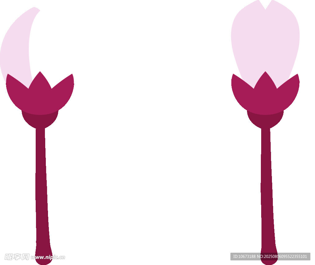 粉色花朵造型搅拌棒