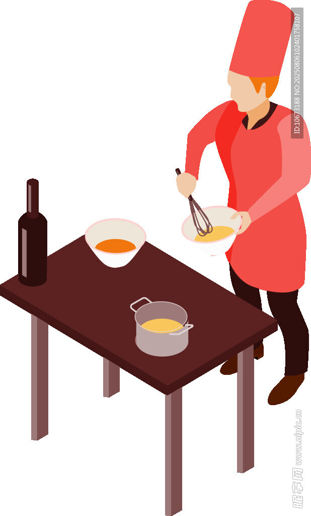 厨师桌边烹饪场景
