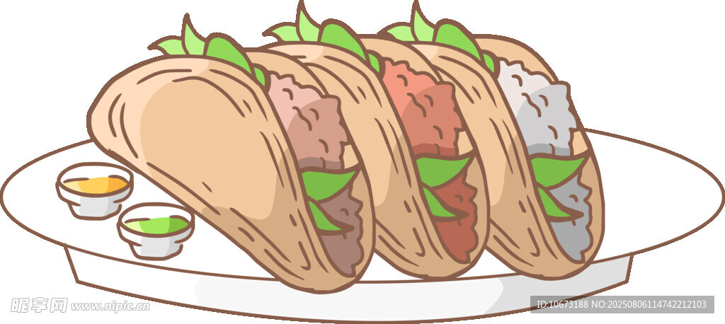美味墨西哥玉米卷饼