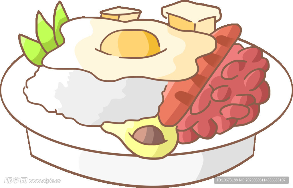 美味早餐拼盘