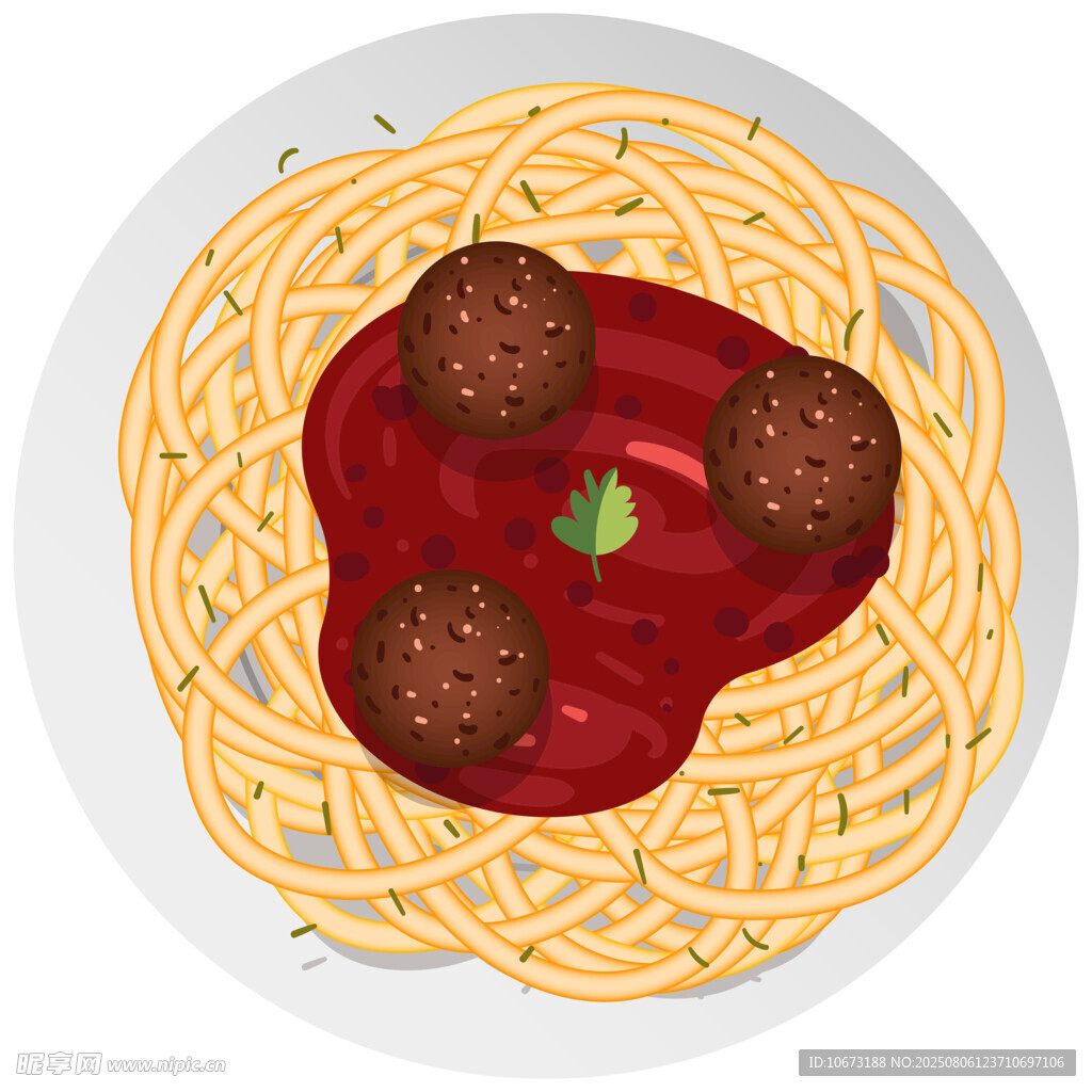 美味肉丸意大利面
