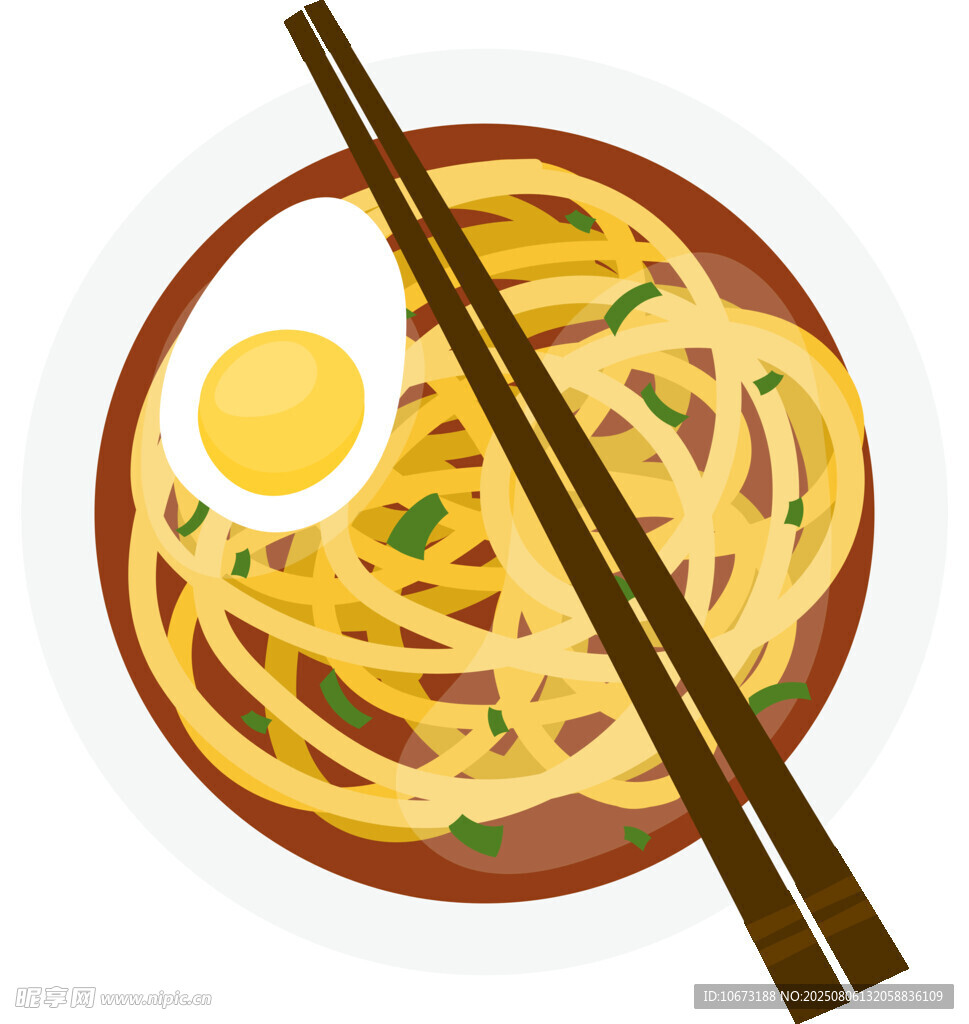一碗美味鸡蛋面条