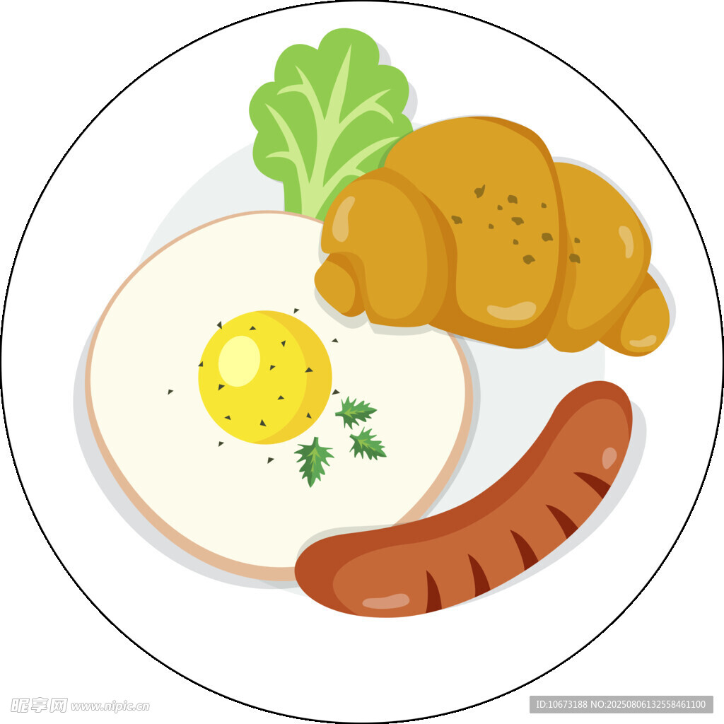 美味西式早餐组合