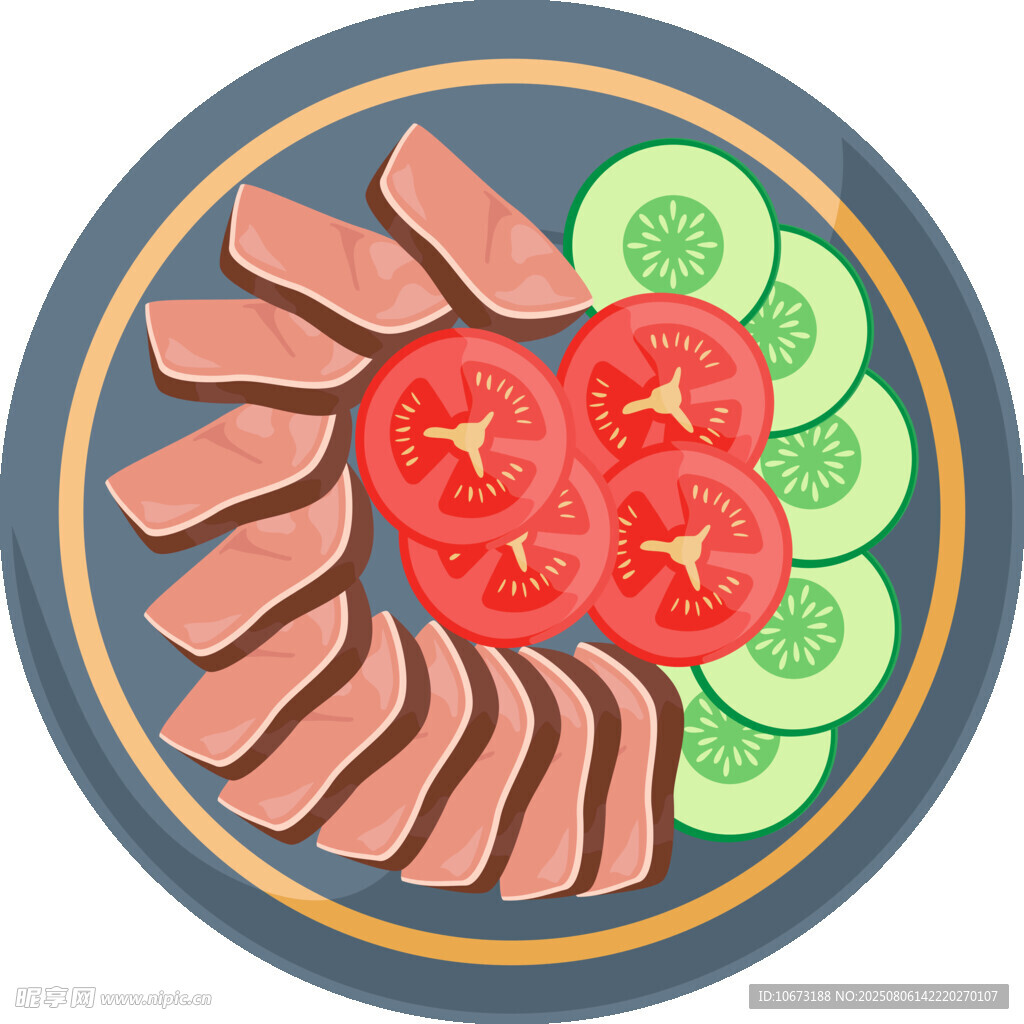 美味肉片拼盘