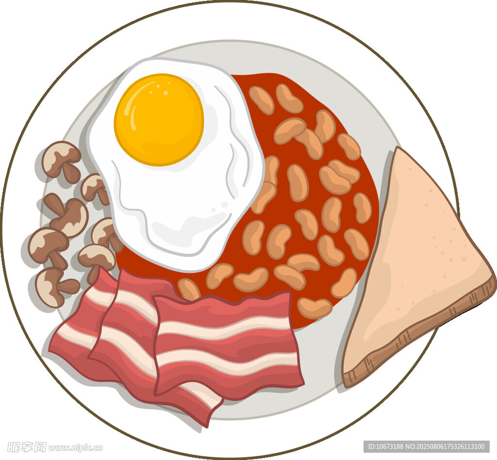 英式早餐美食组合
