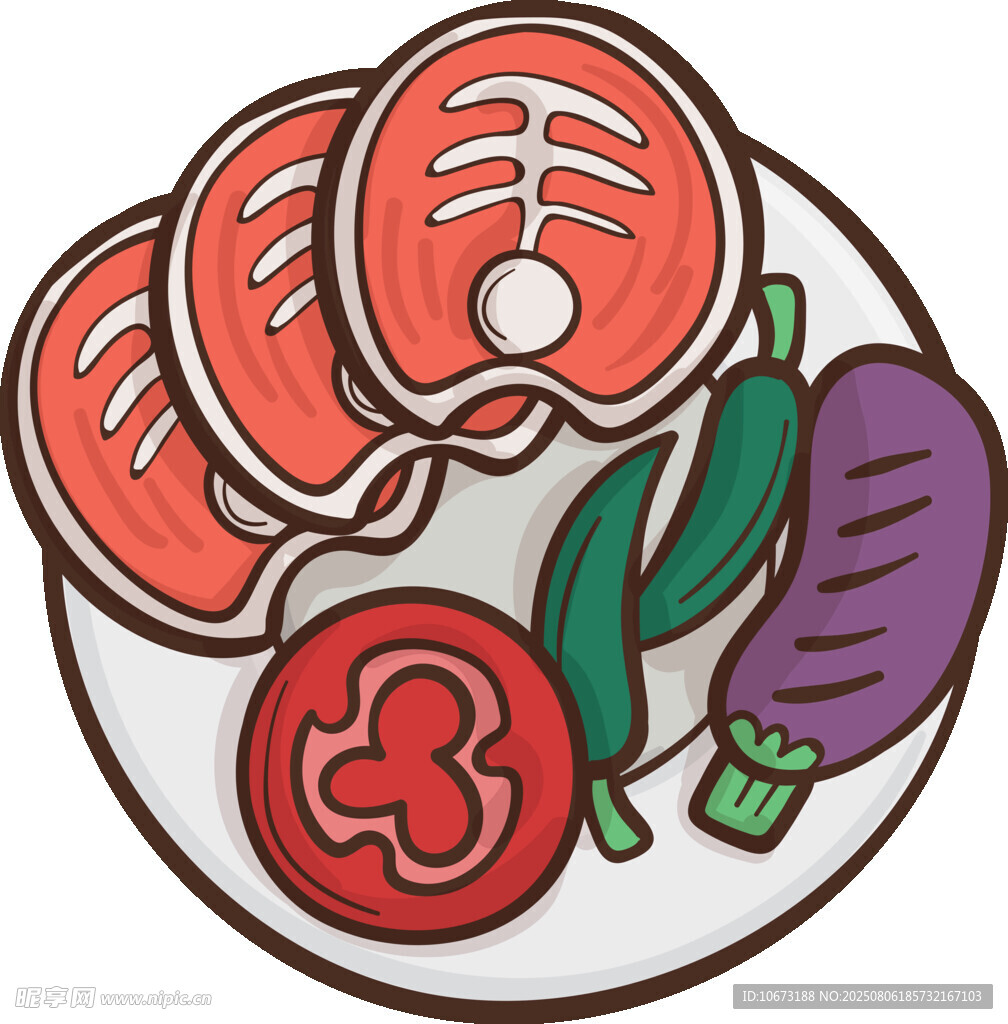 盘中美味牛排与新鲜蔬菜
