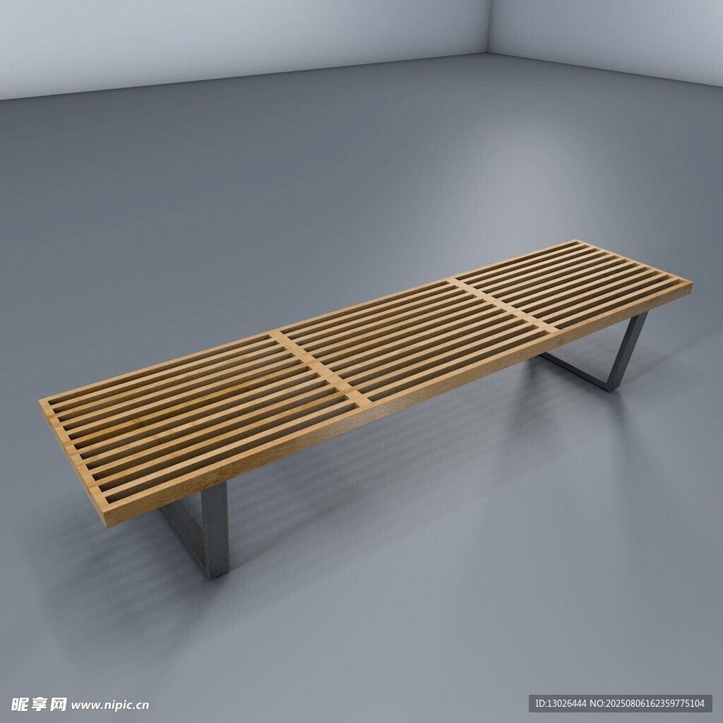 公园长椅c4d