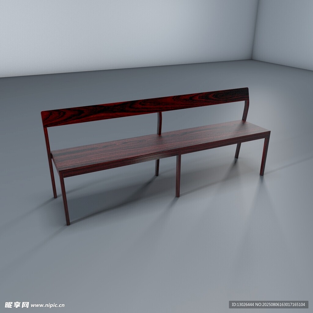 公园长椅c4d