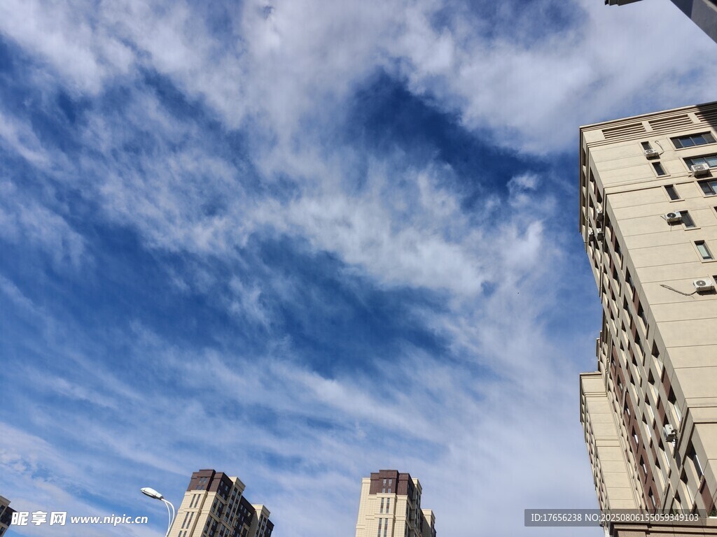 城市蓝天高楼美景