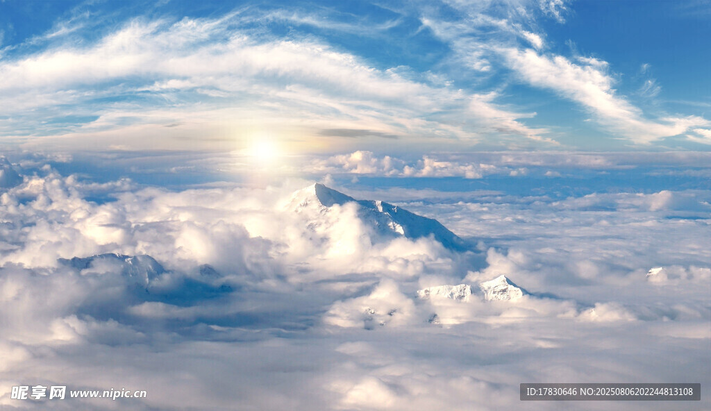 高空壮美云海景观