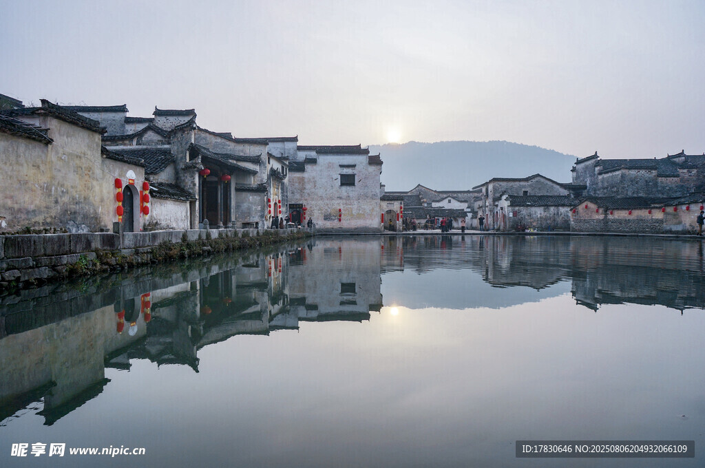 江南水乡古村落宁静景致