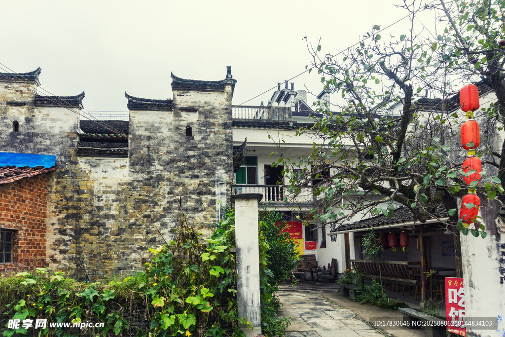 古雅徽派民居小巷景致