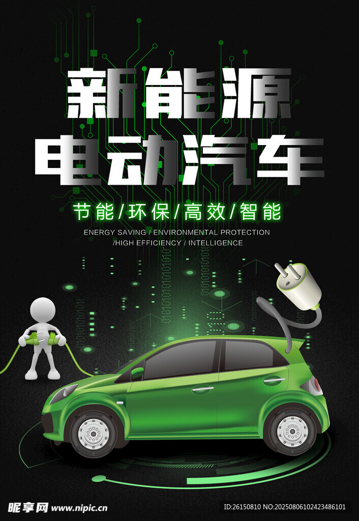 新能源电动汽车海报