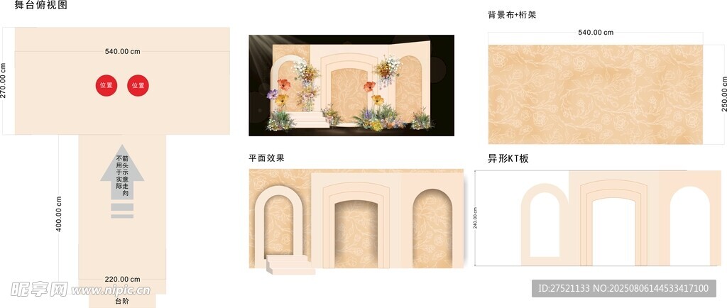 婚礼背景布置