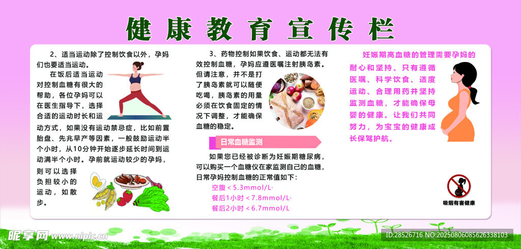 健康教育宣传栏海报