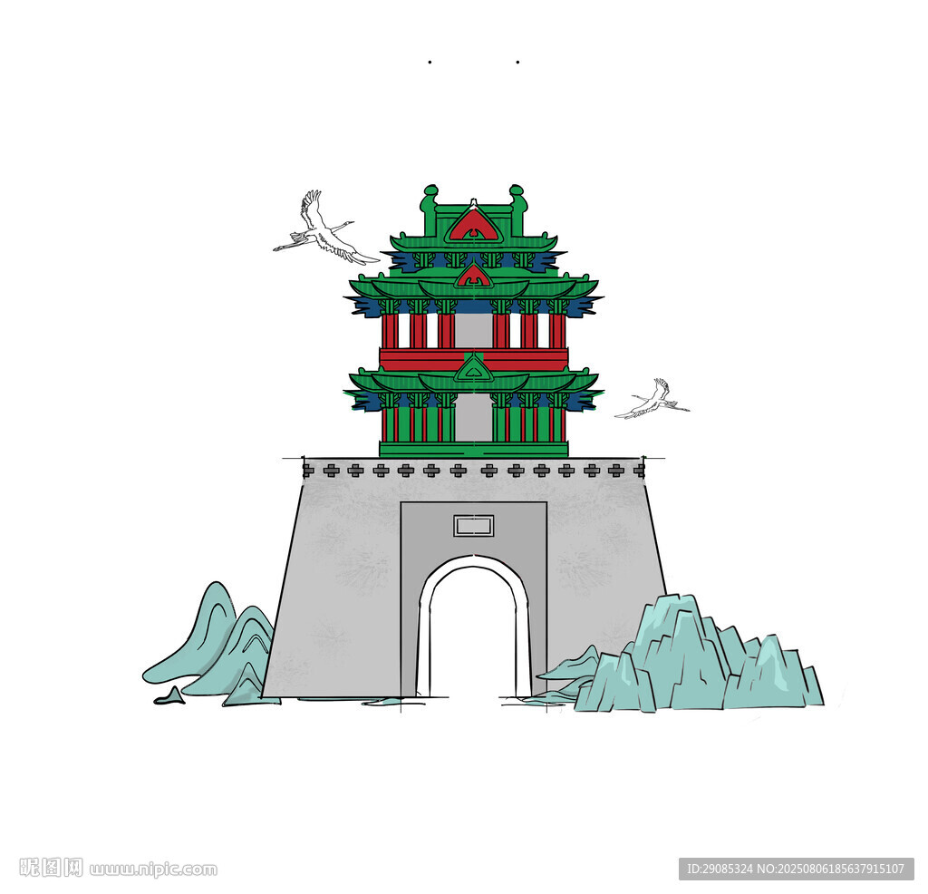文昌阁插画