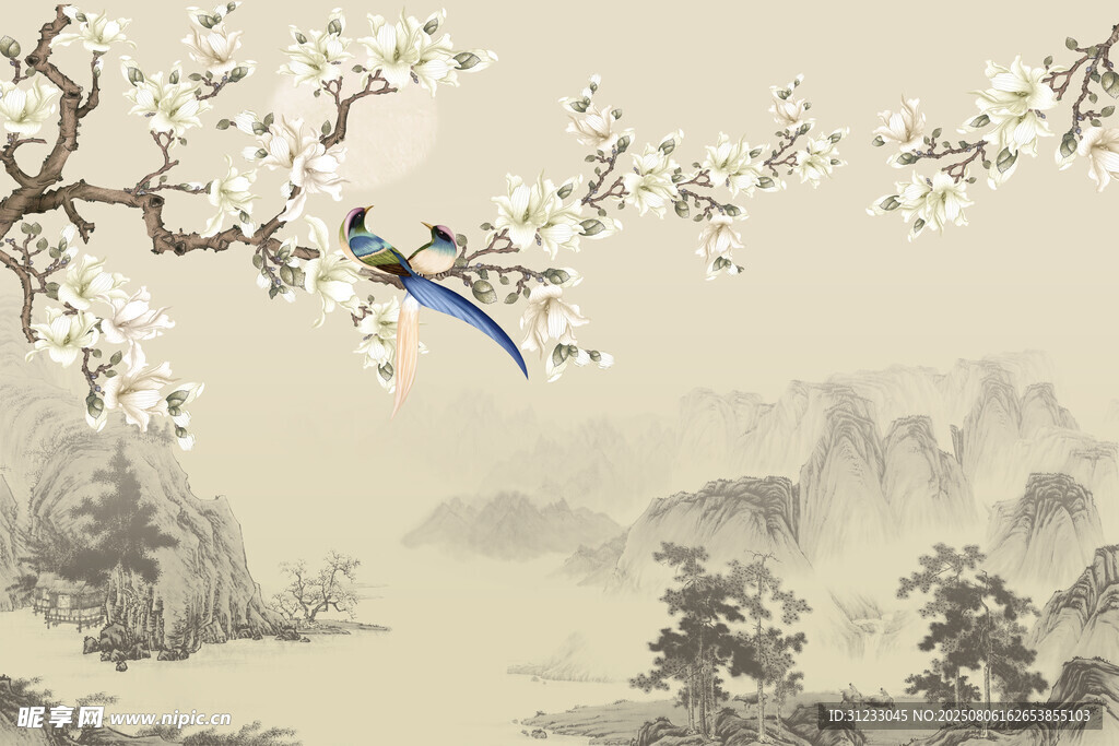 花鸟 山水画