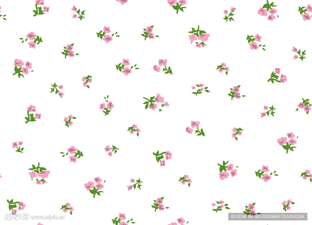  碎花 粉色 小花