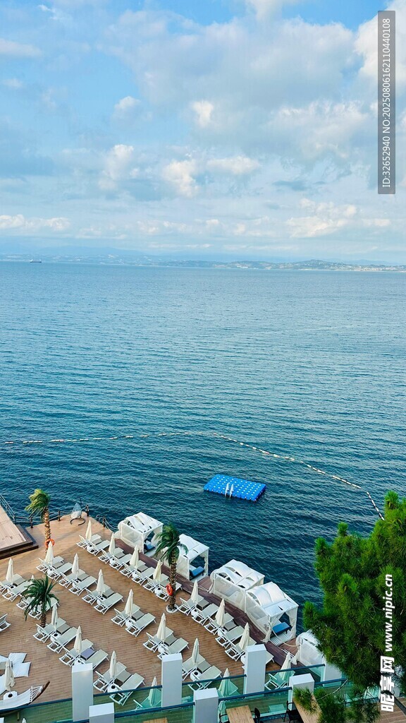 海滨海边海岸线
