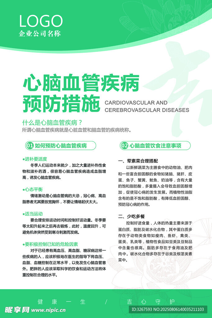心血管疾病预防措施手册