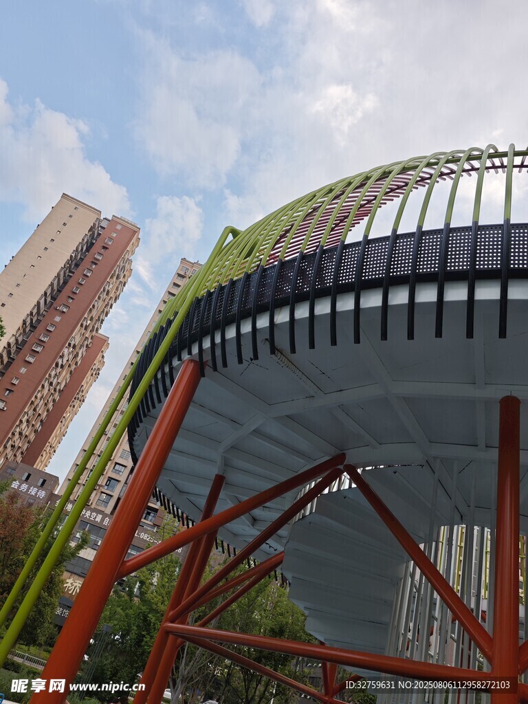 现代独特造型建筑景观