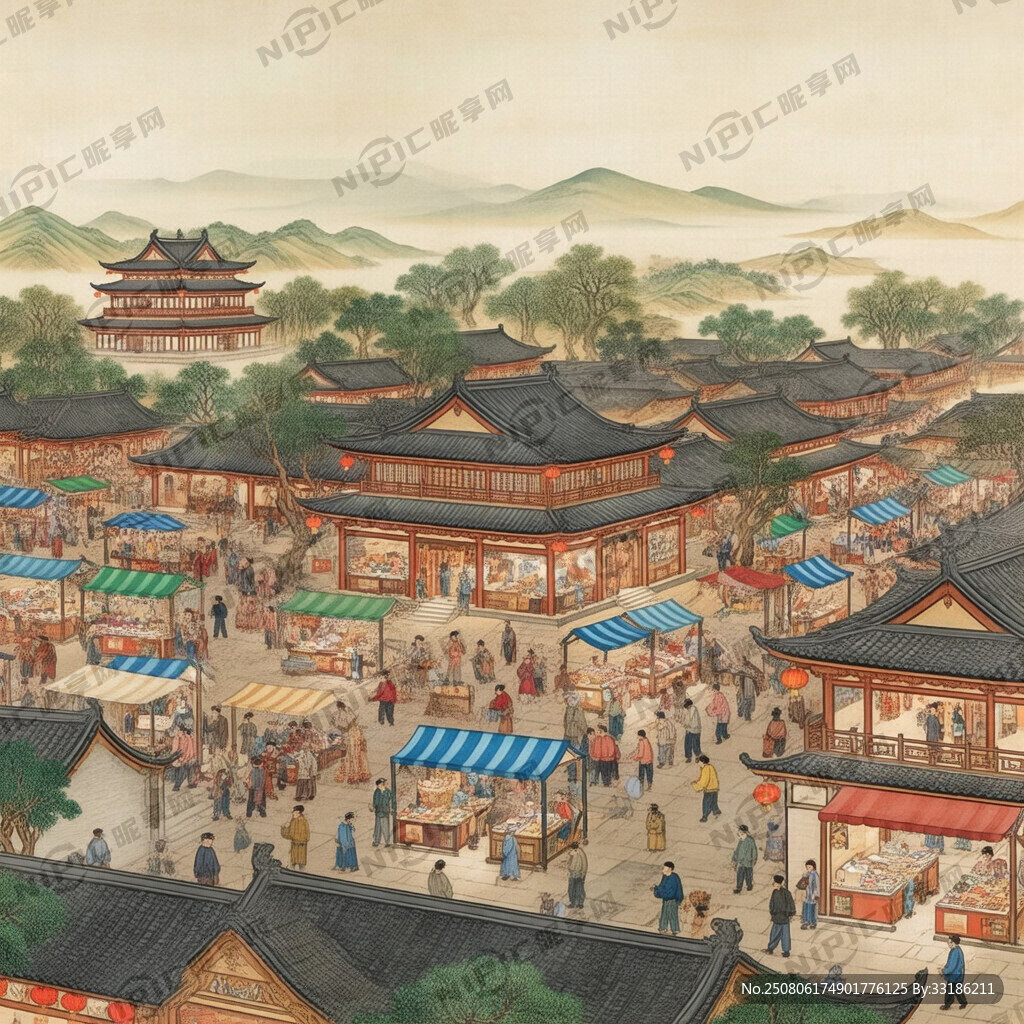 大唐盛世 繁荣市集 安仁坊  
