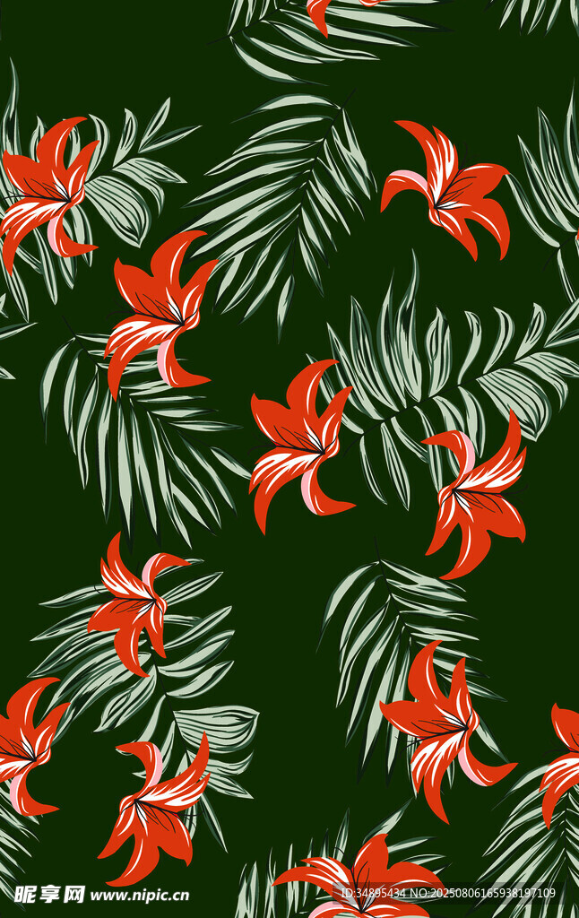 热带花