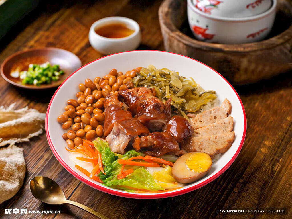 美味日式豚骨盖饭套餐