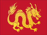 金色祥龙图案