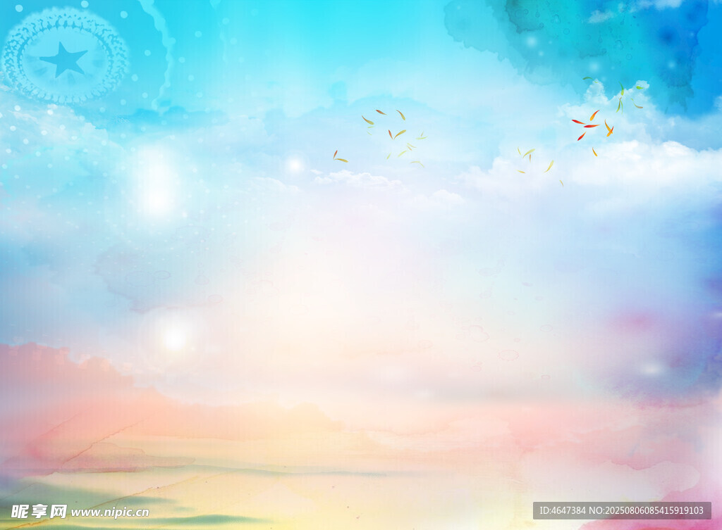 梦幻天空背景图