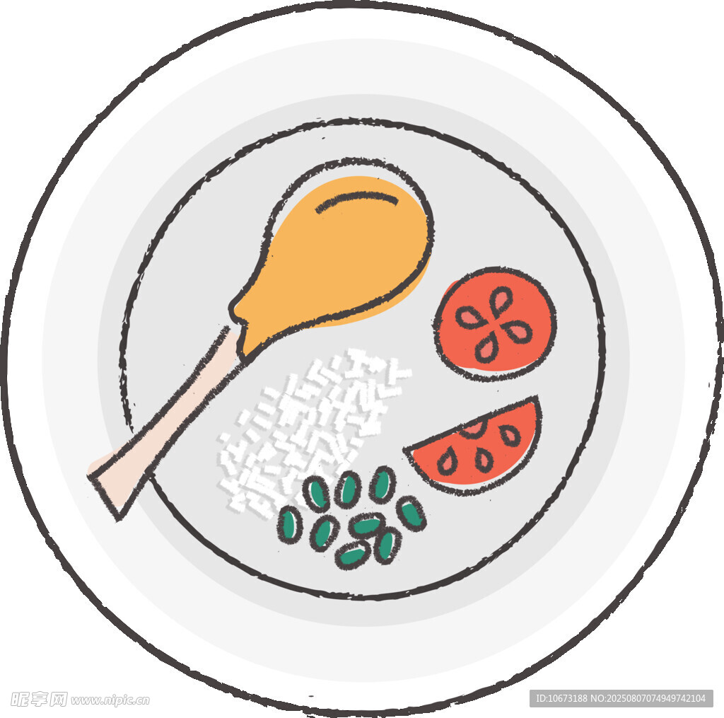 盘中美食鸡腿蔬菜组合